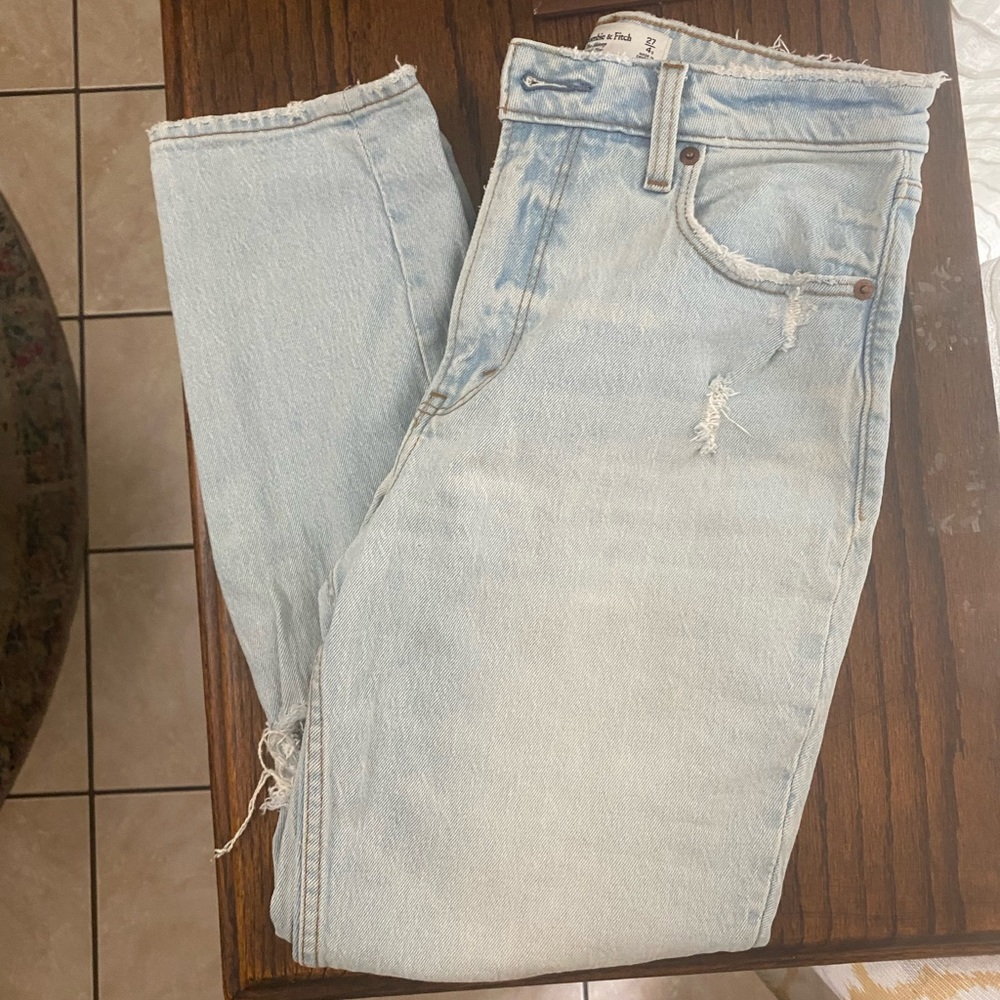 Good condition Abercrombie & Fitch Curve Love High Rise Skinny Jeans, 27S